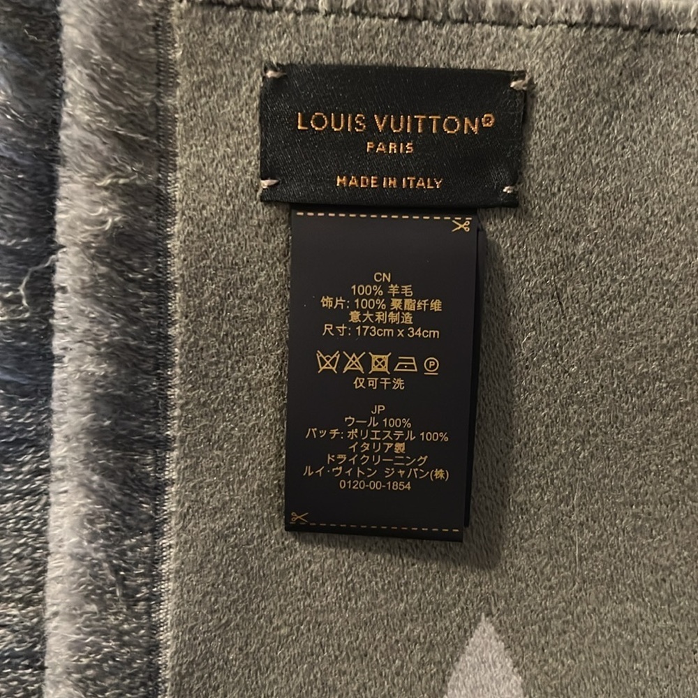 Louis Vuitton | Monogram Unisex Wool Logo Scarves - Picture 3 of 9